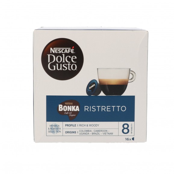 Cafè Bonka Espresso, 16 unitats 112 g. Dolce Gusto