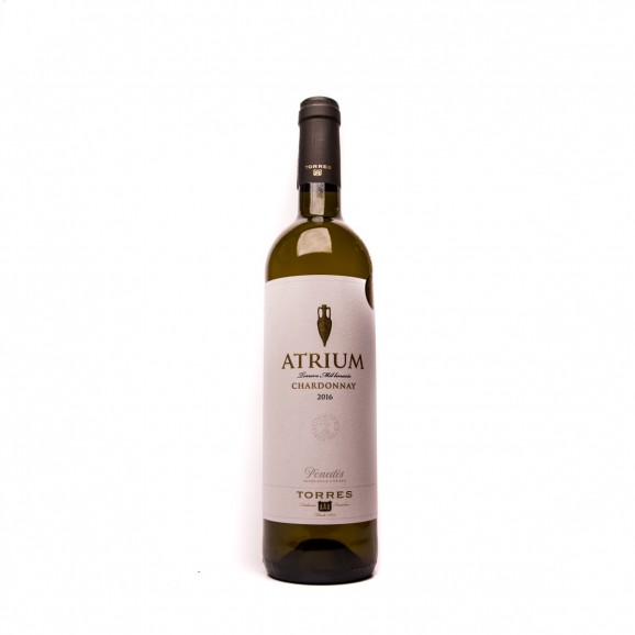 Vi blanc Atrium chardonnay, 75 cl. Torres