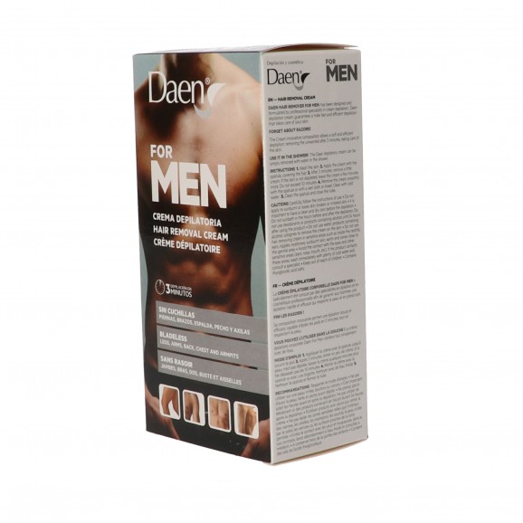 Crema depilatòria corporal per a home, 150 ml. Daen
