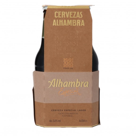 ALHAMBRA ESPECIAL CERVEZA PACK 4X33 CL