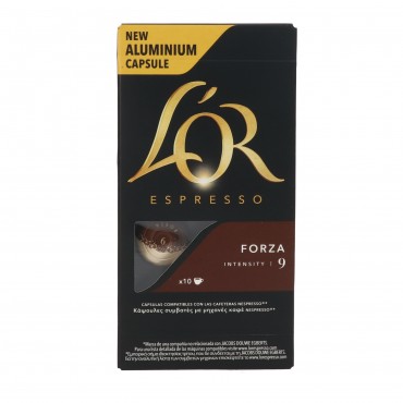 L'OR ESPRESSO FORZA INT.9 10U.