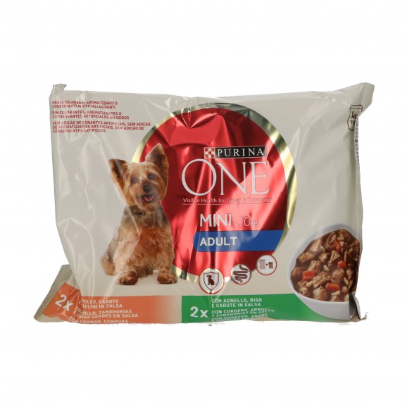 PURINA ONE MY DOGS POLLASTRE 4X100GR.
