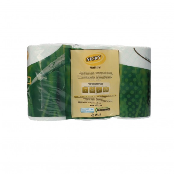 NICKY PAPEL HIGIENICO ALOE VERA 6U
