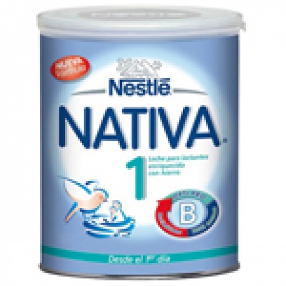 Llet infantil Nativa 1, 800 g. Nestlé