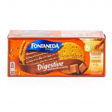Galetes Digestive de xocolata amb llet, 300 g. Fontaneda