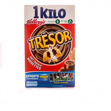 KELLOG'S TRESOR CHOC.NOIS.1KG
