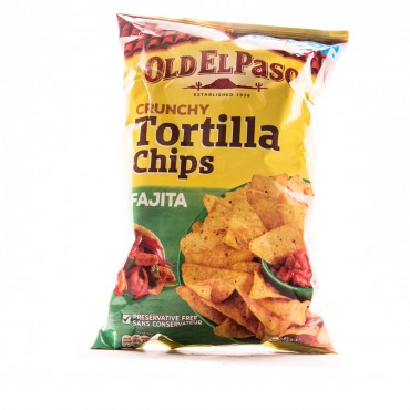 Xips de tortilla sabor fajita, 185 g. Old El Paso