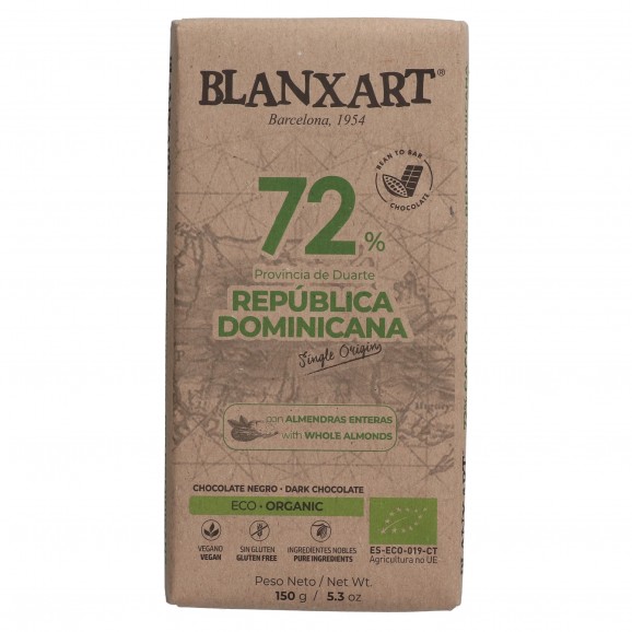 BLANXART R.DOMINICANA AMETLLA 72% 150G
