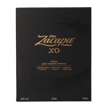 Rom negre XO, 70 cl. Zacapa
