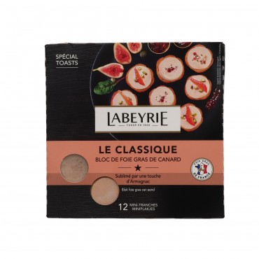 Foie-gras d'ànec en miniporcions, 12 unitats. Labeyrie