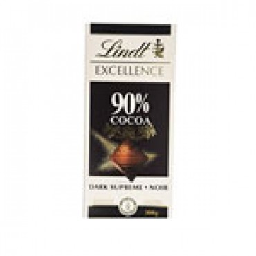 Xocolata negra 90 % cacau, 100 g. Lindt