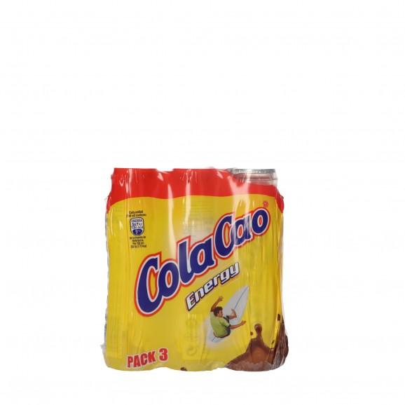 Bebida de chocolate Energy, 3 unidades de 200 ml. Cola Cao