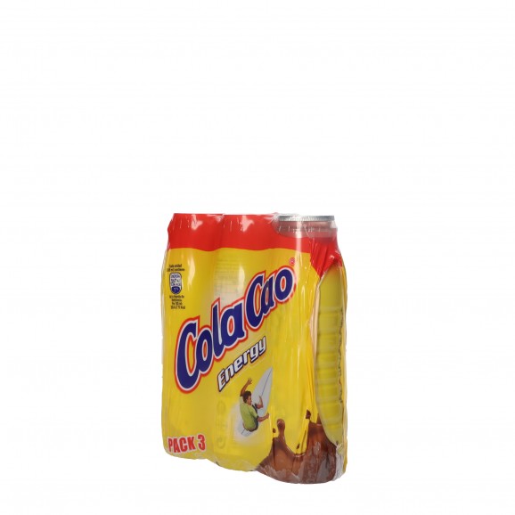 Bebida de chocolate Energy, 3 unidades de 200 ml. Cola Cao