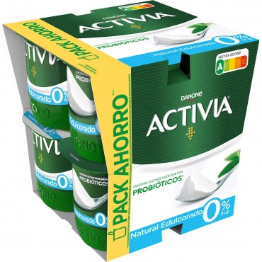 DANONE ACTIVIA NAT.EDULCORADO X8