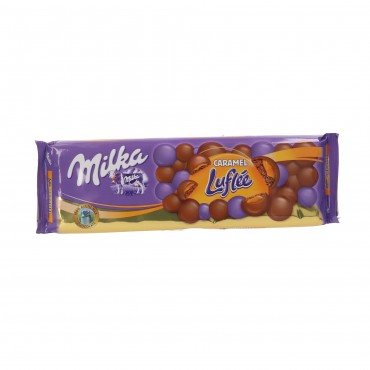 Xocolata Bubbly amb caramel, 250 g. Milka
