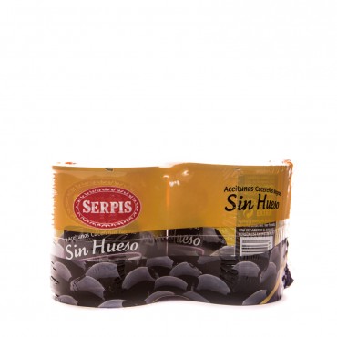 SERPIS OLIVES NOIRES S/OS 2X200GR