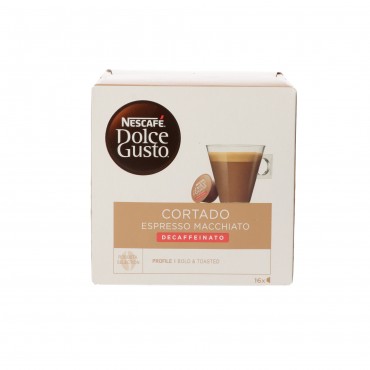 Café décaféiné avec un nuage de lait, 16 unités. Dolce Gusto