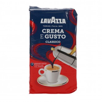 Café molido natural crema e gusto Lavazza 250 g.