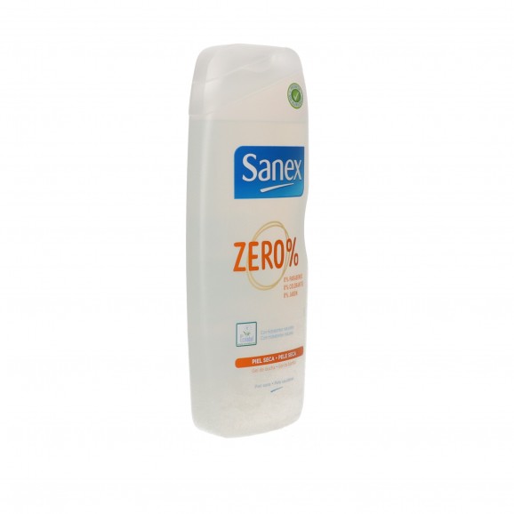 Gel douche & bain zéro % pour peaux sèches, 600 ml. Sanex