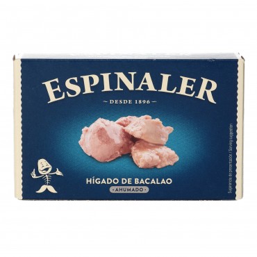 ESPINALER FOIE MORUE FUME 100G