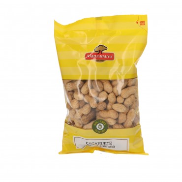 Cacahuètes grillées avec coque, 350 g. Manzanares