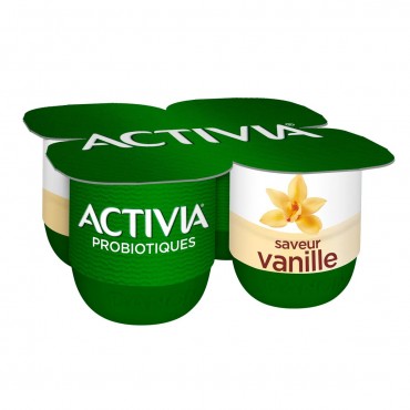 ACTIVIA ARO 125G X 4 SAVEUR VANILLE