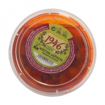 Olives marinées, 200 g. Sarasa 1946