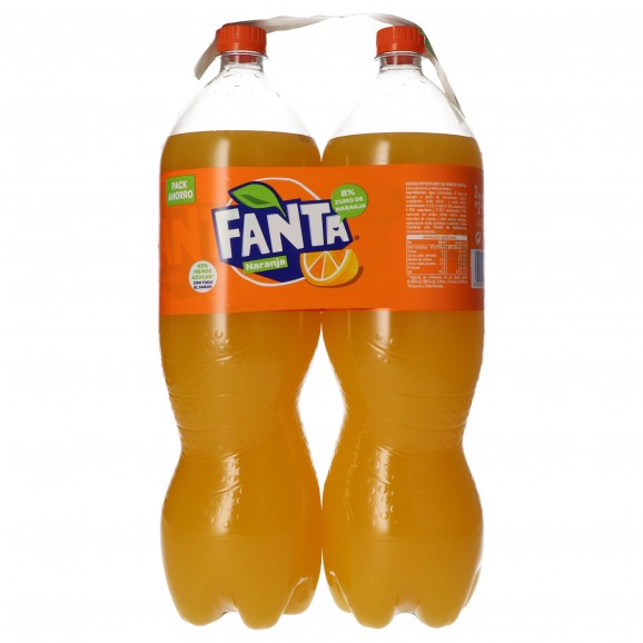 Refresc de taronja amb gas, 2 unitats de 2 l. Fanta