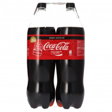 Refresc de cola zero, 2 unitats de 2 l. Coca Cola
