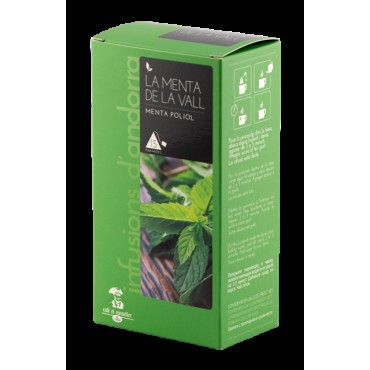 Tisane à la menthe pouliot, 15 pyramides. Conseller