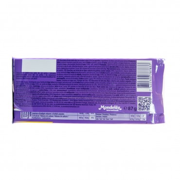 Chocolat au lait et biscuit Tuc, 87 g. Milka
