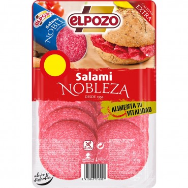 Salami Nobleza extra en lonchas, 70 g. El Pozo