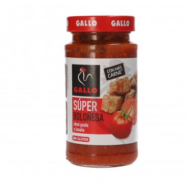 Salsa súper bolonyesa, 350 g. Gallo