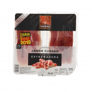 Jamón serrano, 2 unidades de 69 g. Navidul