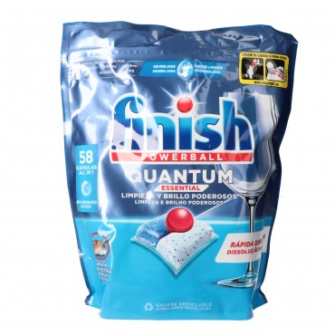 FINISH QUANTUM ESSENTIAL CAPS 58U