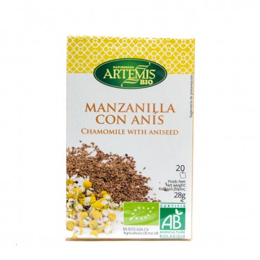 ARTEMIS CAMOMILLE ANIS BIO X20