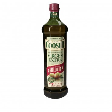 Oli d'oliva verge extra arbequina, 1 l. Coosur