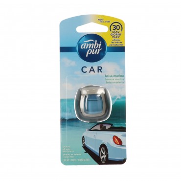 Ambientador de cotxe d'un sol ús perfum brisa marina, 1 unitat. Ambipur