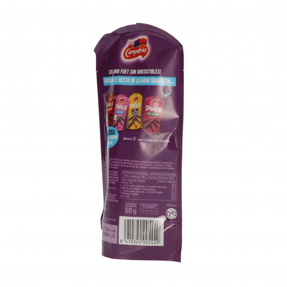 Minifouets en sachet, 50 g. Campofrío