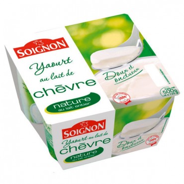 SOIGNON YRT NATURE CHEVRE 125G X 4U.