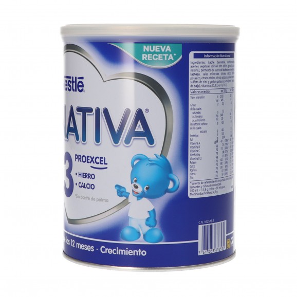 Llet infantil Nativa 3, 800 g. Nestlé
