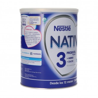 Leche crecimiento Nidina 3 Nestlé desde 12meses 800g
