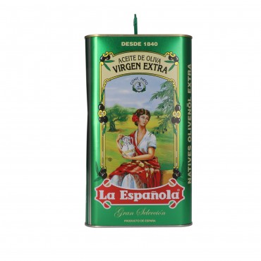 Oli d'oliva verge extra en llauna, 3 l. La Española
