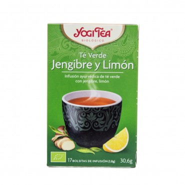 YOGI TEA VERT GINGEMBRE-CIT.BIO 17U