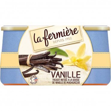 LA FERMIERE YOGUR VAINILLA 140G X 2U.