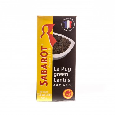 SABAROT LENTILLES DU PUY GREEN 500GR
