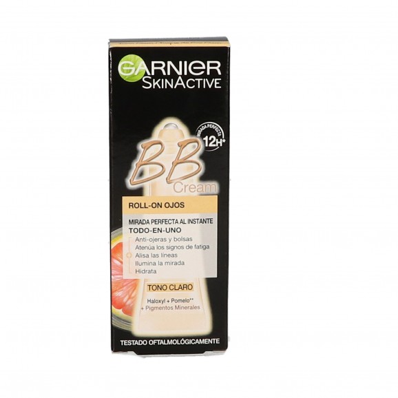 Crème contour des yeux pour peaux claires avec doseur à bille, 7 ml. Garnier