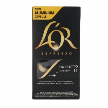 L'OR ESPRESSO RISTRETTO INT.11 10U.