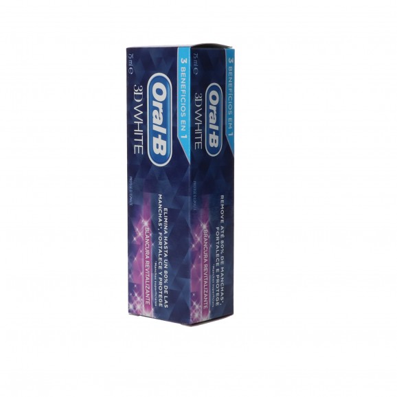Pasta de dientes revitalizante 3D White, 75 ml. Oral-B