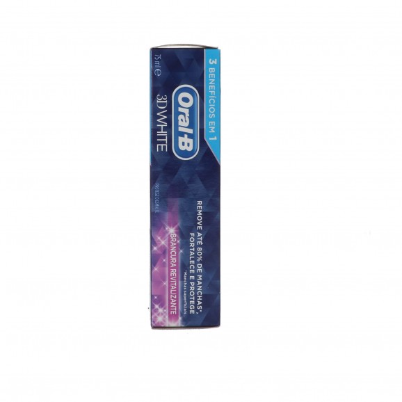 Pasta de dientes revitalizante 3D White, 75 ml. Oral-B